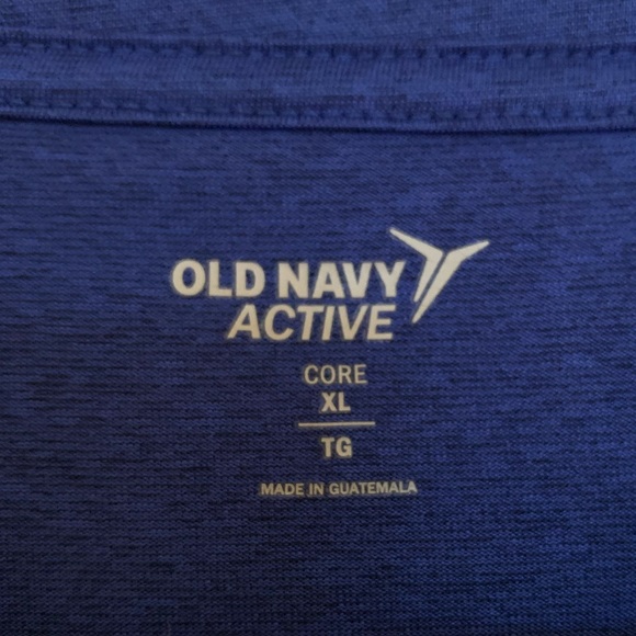Old Navy Active blue shirt (XL) - Picture 3 of 4